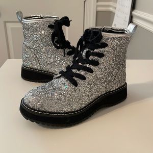 Steve Madden Girls Glitter Boots Size 13